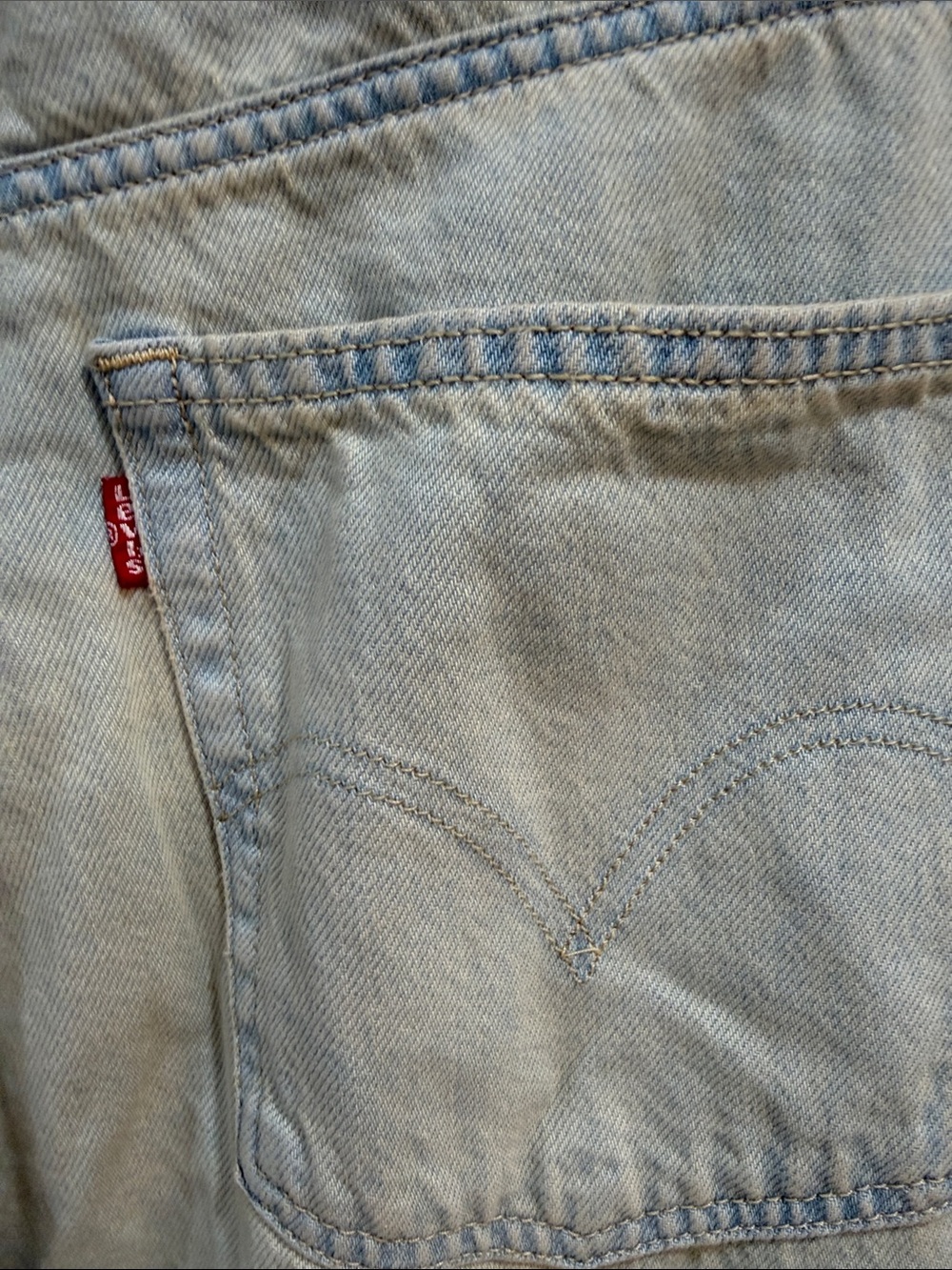 NWT Levi's Women Cinch Baggy High Rise Loose thru Hips & Thighs Wide Leg - Picture 5 of 7